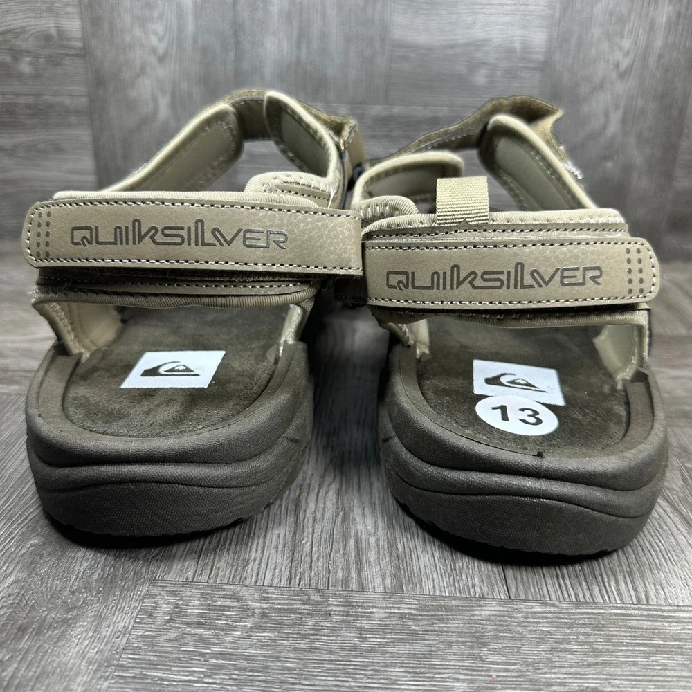 Quiksilver‎ Pinnacle Sandals Mens 13 Tan Hiking Sport Strappy NEW